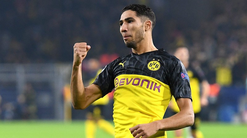 Cầu thủ Hakimi trưởng thành khi khoác áo Dortmund